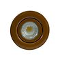 Soho Lighting Brown 3K Warm White Tiltable LED Downlights, Fire Rated, IP44, High CRI, Dimmable
