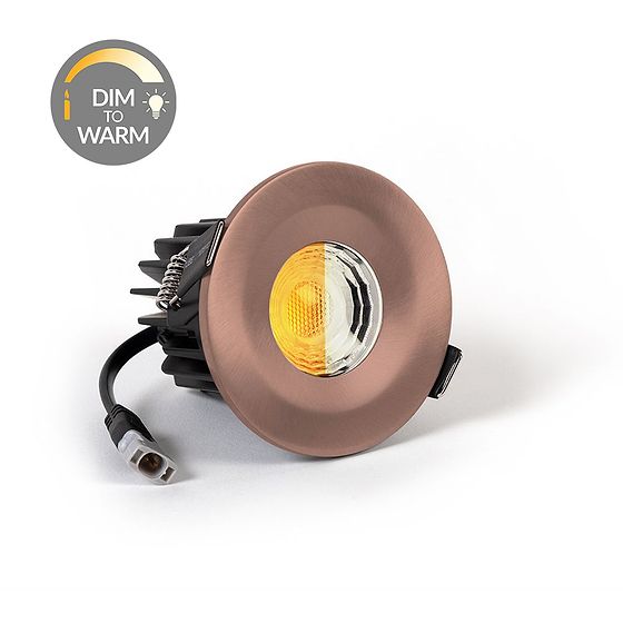 Rose Gold Dim to Warm Downlight
