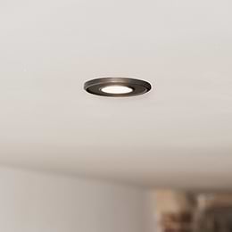 Soho Lighting Heritage Bronze LED Downlights, Fire Rated, Fixed, IP65, CCT Switch, High CRI, Dimmable