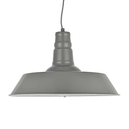 French Grey Large Breakfast Bar Pendant Light