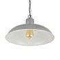 Portland Bedroom and Hallway Pendant Light French Grey