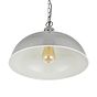 French Grey Rustic Dome Dining Room Pendant Light - Berwick