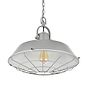 French Grey Cage Industrial Kitchen Island Pendant Light - Brewer Cage