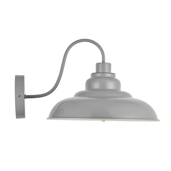 French Grey Reclaimed Style Wall Light - Portland - Soho Lighting