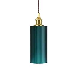 Emerald Green Recycled Material Pendant Light