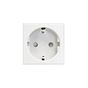 Soho Lighting White 16A Euro Socket Round Pin EM-Euro Module