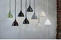 Ganton Small Vintage Pendant Light Chalk Mint Green - Soho Lighting