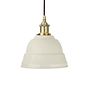 Clay White Lincoln Painted Pendant Light