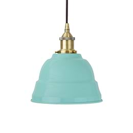 Duck Egg Blue Lincoln Painted Pendant Light