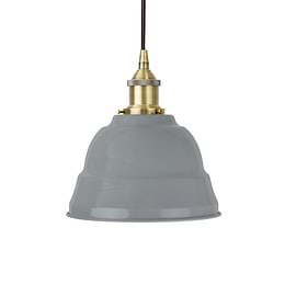 French Grey Small Pendant Light