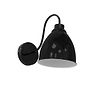 Gloss Black Oxford Vintage Wall Light