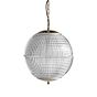 Soho Lighting Hollen Globe Classic Polished Brass Glass Pendant Light - The Schoolhouse Collection