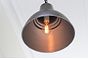 Compton Blackened Chrome Bell Hallway Pendant Light - Soho Lighting