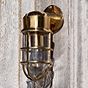Soho Lighting Kemp IP65 Outdoor & Bathroom Polished Solid Brass Wall Light