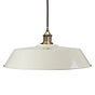 Clay White Large Chancery Painted Pendant Light