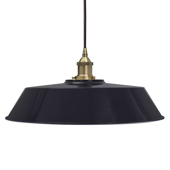 Navy Blue Large Chancery Painted Pendant Light