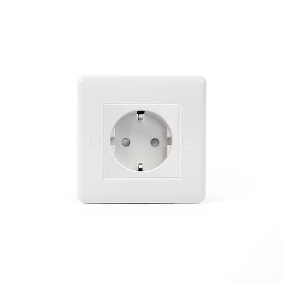 White Schuko Socket