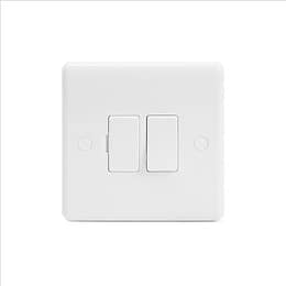 White Plastic Fused Spur