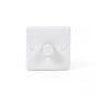White ST Range 1 Gang 2 Way Leading Dimmer Switch 