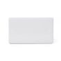 Lieber Silk White 2 Gang Blanking Plate - Curved Edge