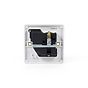 Lieber Silk White 13A 1 Gang DP Switched Socket - Curved Edge