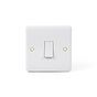White ST Range 1 Gang Flex Outlet 20 Amp Switch 