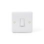 White ST Range 1 Gang Flex Outlet 20 Amp Switch 