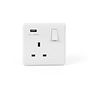 Single USB Socket White