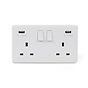 2 Gang USB Socket
