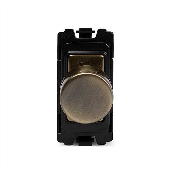 Soho Lighting Antique Brass 6A Dummy RM-Grid Dimmer Switch Mod