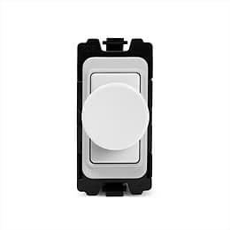 Soho Lighting White Metal 6A Dummy RM-Grid Dimmer Switch Mod