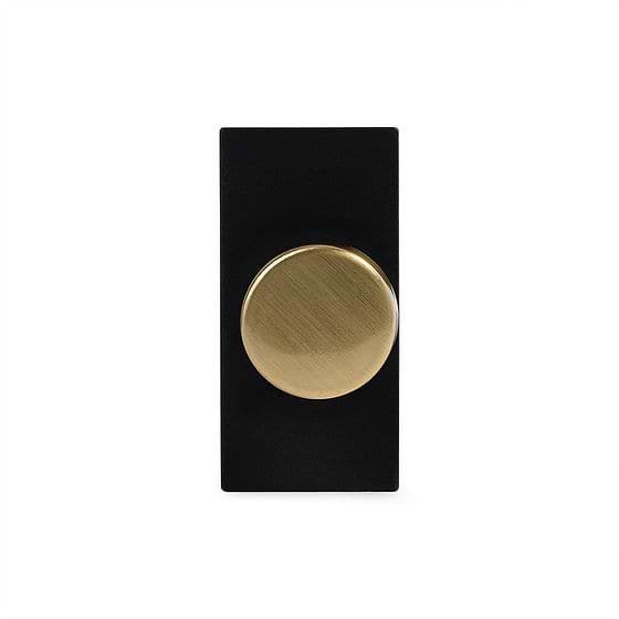 Soho Lighting Brushed Brass 6A Dummy LT2-Dimmer Switch