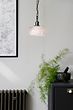 Prismatic Stepped Dome Glass Pendant Light