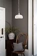 Prismatic Stepped Dome Glass Pendant Light
