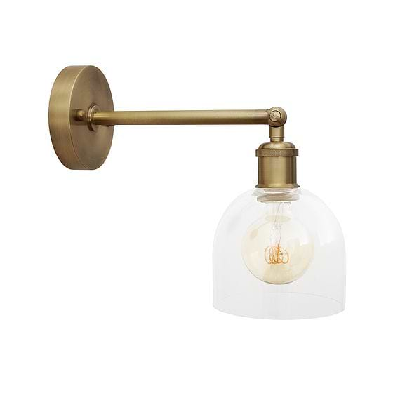 Larkin Clear Glass Wall Light