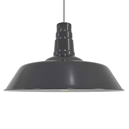 Charcoal Industrial Pendant Light - Argyll - Soho Lighting