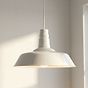 Clay White Cream Industrial Breakfast Bar Pendant Light - Argyll - Soho Lighting