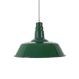 Dark Green Industrial Pendant Light