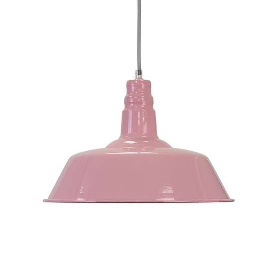 Dusty Pink Industrial Pendant Light