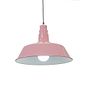 Dusty Pink Industrial Pendant Light - Argyll - Soho Lighting