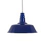 Midnight Blue Industrial Pendant Light