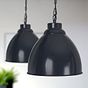 Charcoal Pendant Light - Oxford Vintage