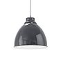 Oxford Vintage Pendant Light Leaden Grey Slate No Chain - Soho Lighting