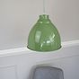 Olive Green Pendant Light - Oxford Vintage