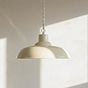 Portland Pendant Light Clay White Cream - Soho Lighting