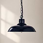 Portland Bedroom and Hallway Pendant Squid Ink Blue 