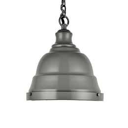 Ganton Small Vintage Pendant Light French Grey - Soho Lighting