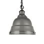 Ganton Small Vintage Pendant Light French Grey - Soho Lighting