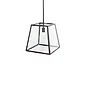 Geo Trapeze Metal and Glass Lantern Pendant Light - Ludlow Collection