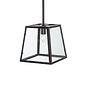 Small Geo Trapeze Metal and Glass Lantern Pendant Light - Ludlow Collection